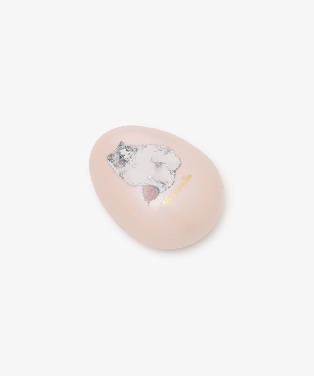 ビューティー小物・ミラー キャット柄ヘアブラシ