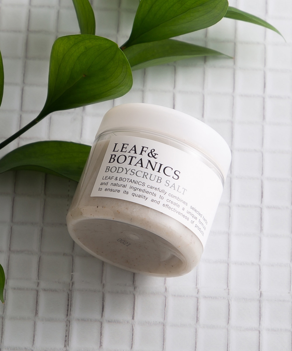 フェイスケア・ヘアケア・ボディケア LEAF&BOTANICS/ボディスクラブ ソルト/ユーカリ・レモングラス