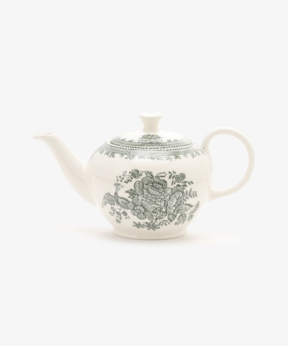 ポット ティーポット 500ml/グリーンアジアティックフェザンツ/Burleigh