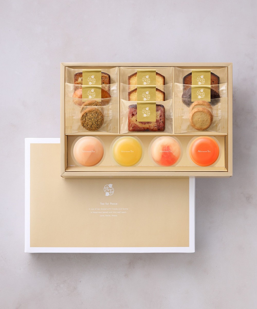 お菓子・食品 フルーツゼリー＆焼き菓子ギフト 12種15個入/Afternoon Tea TEAROOM