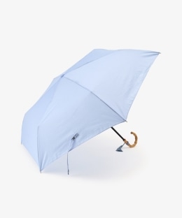 タッセル付きバンブーハンドル折りたたみ傘 雨傘