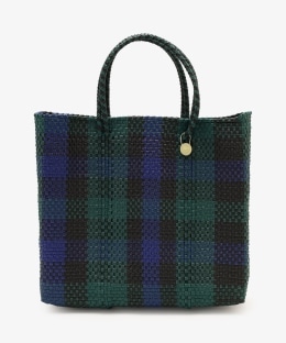 メルカドバッグS/3 COLORS CHECK/Letra