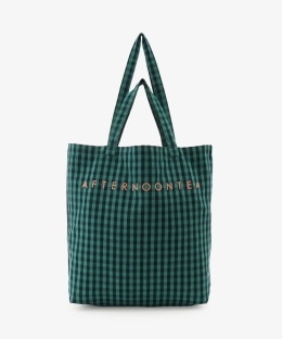 【オンラインストア限定】ギンガムチェックトートバッグL
