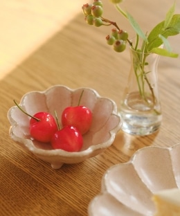 美濃焼ボウル 10.5cm/リンカ/灰桜