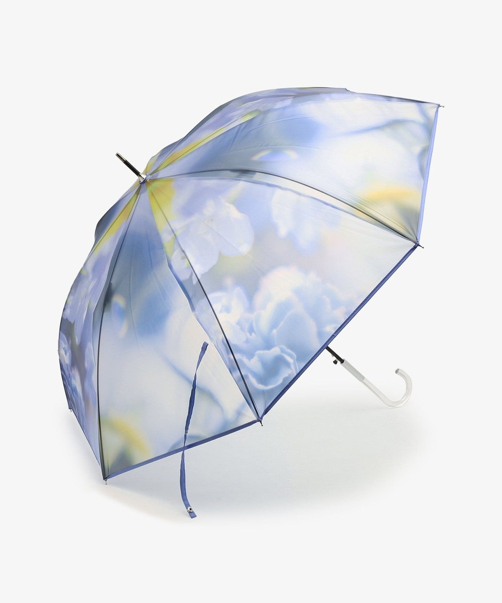 雨傘 フラワー＆スカイクリア長傘 雨傘