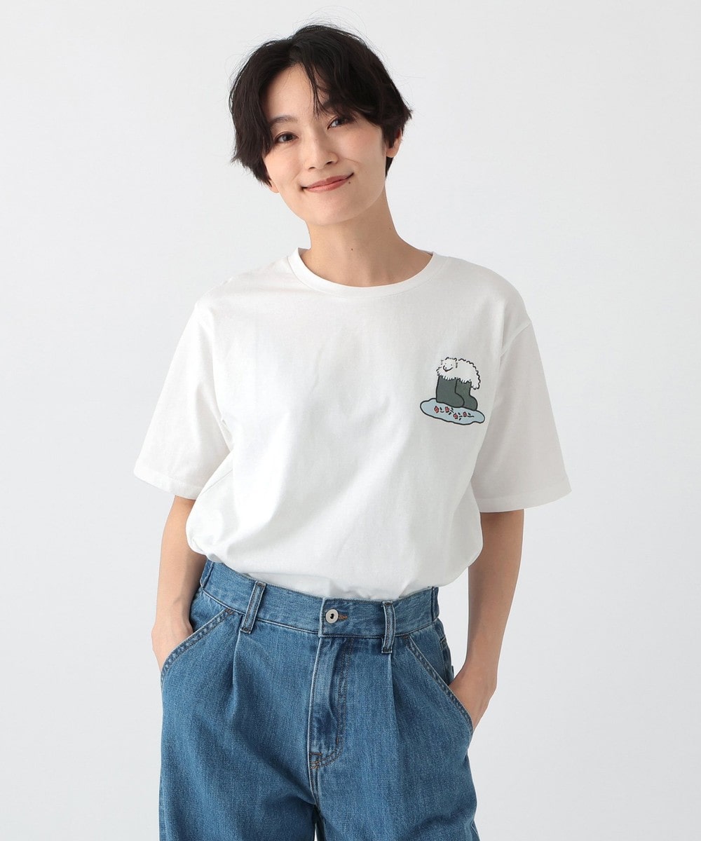 Tシャツ・カットソー ワンポイントプリントTシャツ/ナガキパーマ