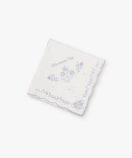 フラワー刺繍ハンカチ