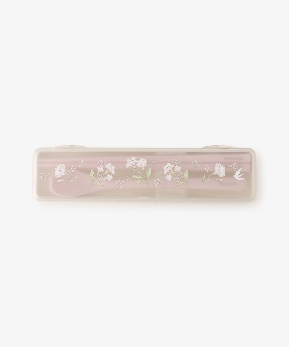 お弁当箱・ランチボックス フラワーアート抗菌ランチカトラリーセット