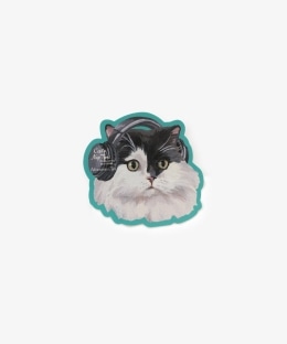ステッカー/ヘッドフォン/Cat's NapTime