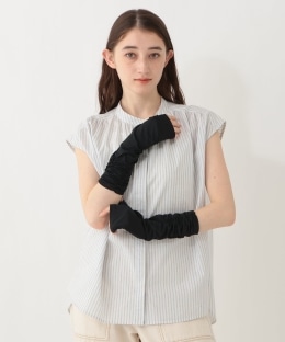 【UVカット 接触冷感】シャーリング ショートアームカバー