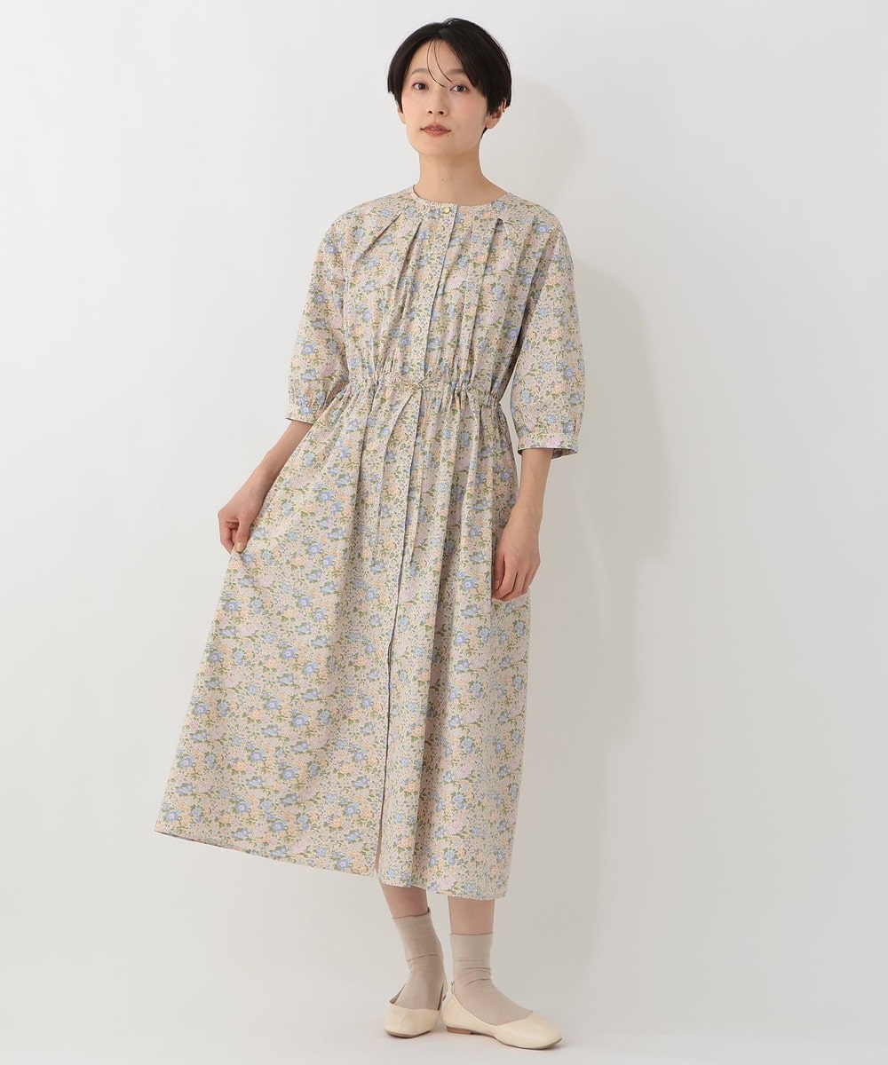 ワンピース タックワンピース/リバティプリント