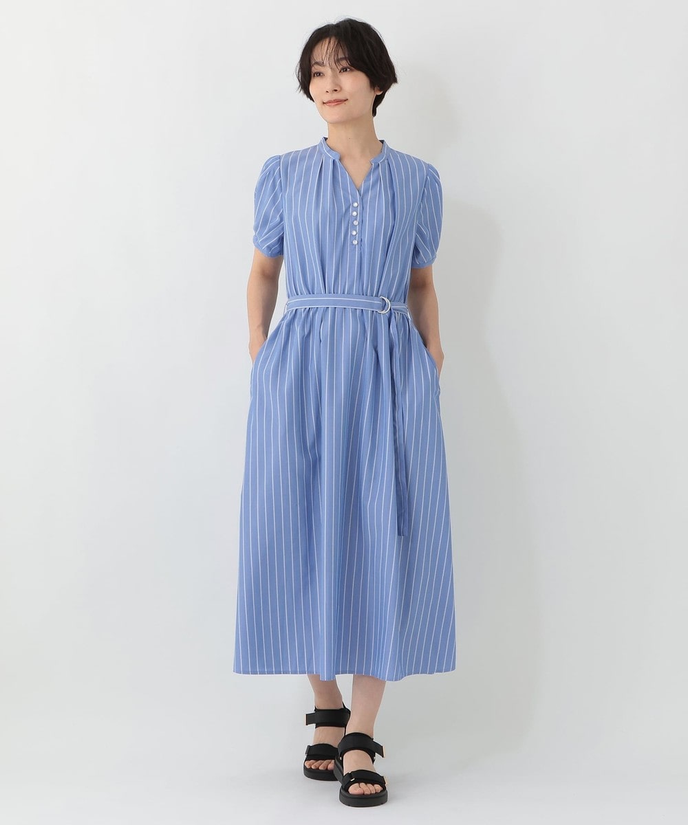 ワンピース 【接触冷感 UVカット 吸水速乾 抗菌防臭】バンセルクールパフスリーブワンピース