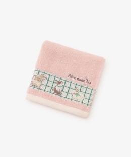 アニマル刺繍ミニタオル