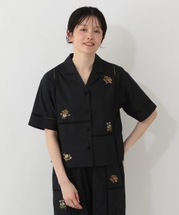 刺繍パッチワークブラウス/MAISON SAJOU
