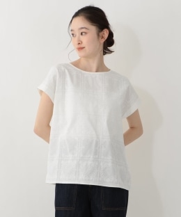 刺繍フレンチプルオーバー