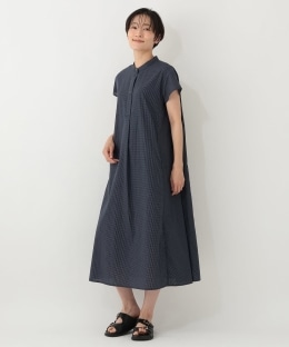 チェックフレアワンピース